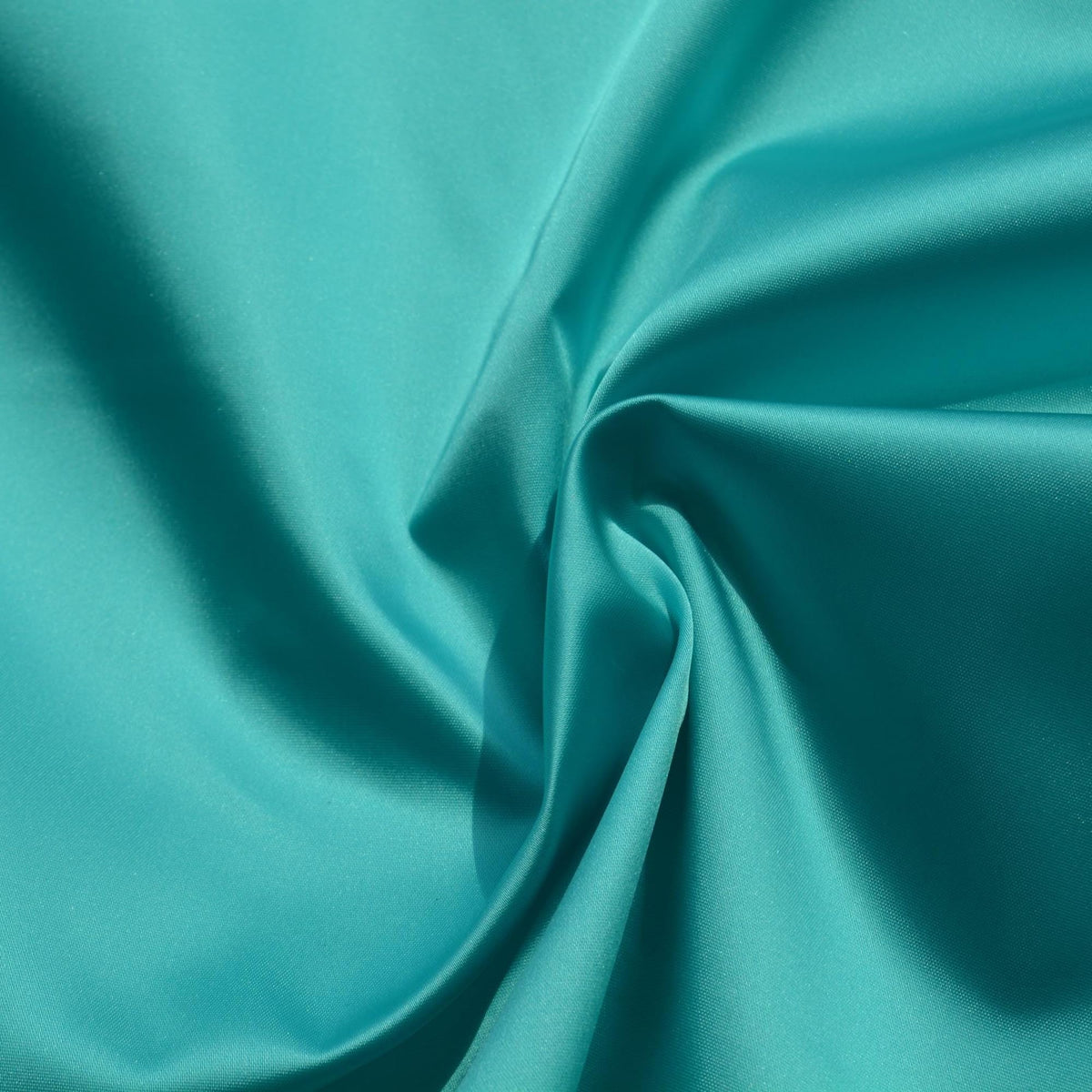Aqua Duchess Satin Fabric | Designer Deadstock | By the Yard
