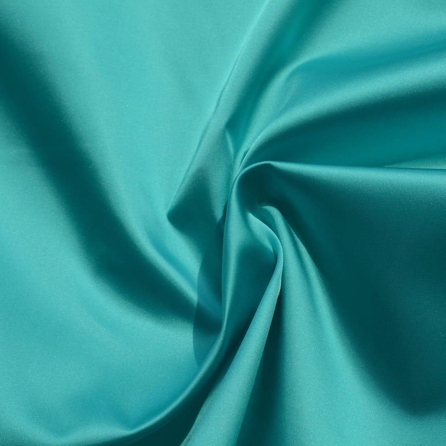Aqua Duchess Satin Fabric | Designer Deadstock | By the Yard