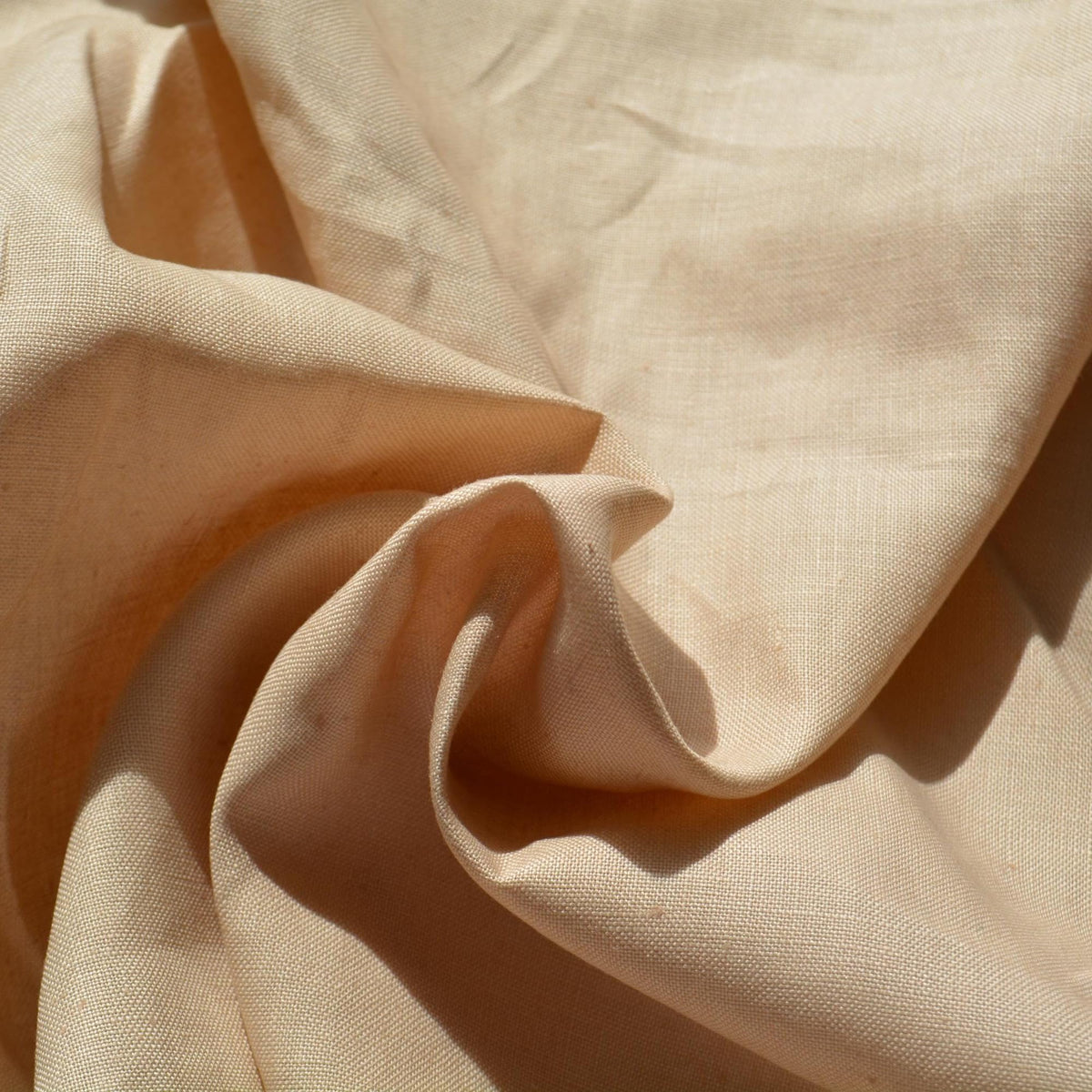 100% Linen Fabric Beige 58" Wide Dressmaking Tailoring | By the Yard