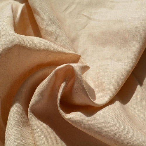 100% Linen Fabric Beige 58" Wide Dressmaking Tailoring | By the Yard