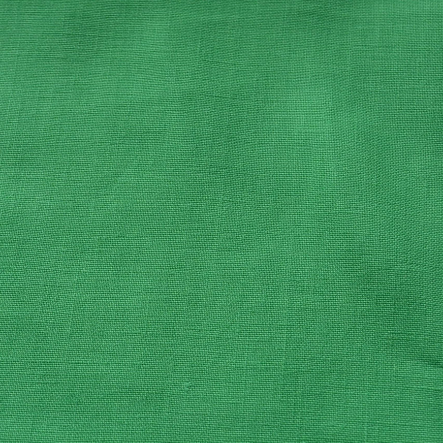 100% Linen Fabric Bright green 61" Wide Dressmaking Tailoring | By the Yard