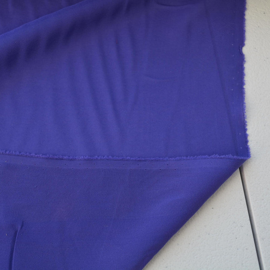 Silk Georgette Fabric | Purple | Luxury Designer Textile |By the Yard