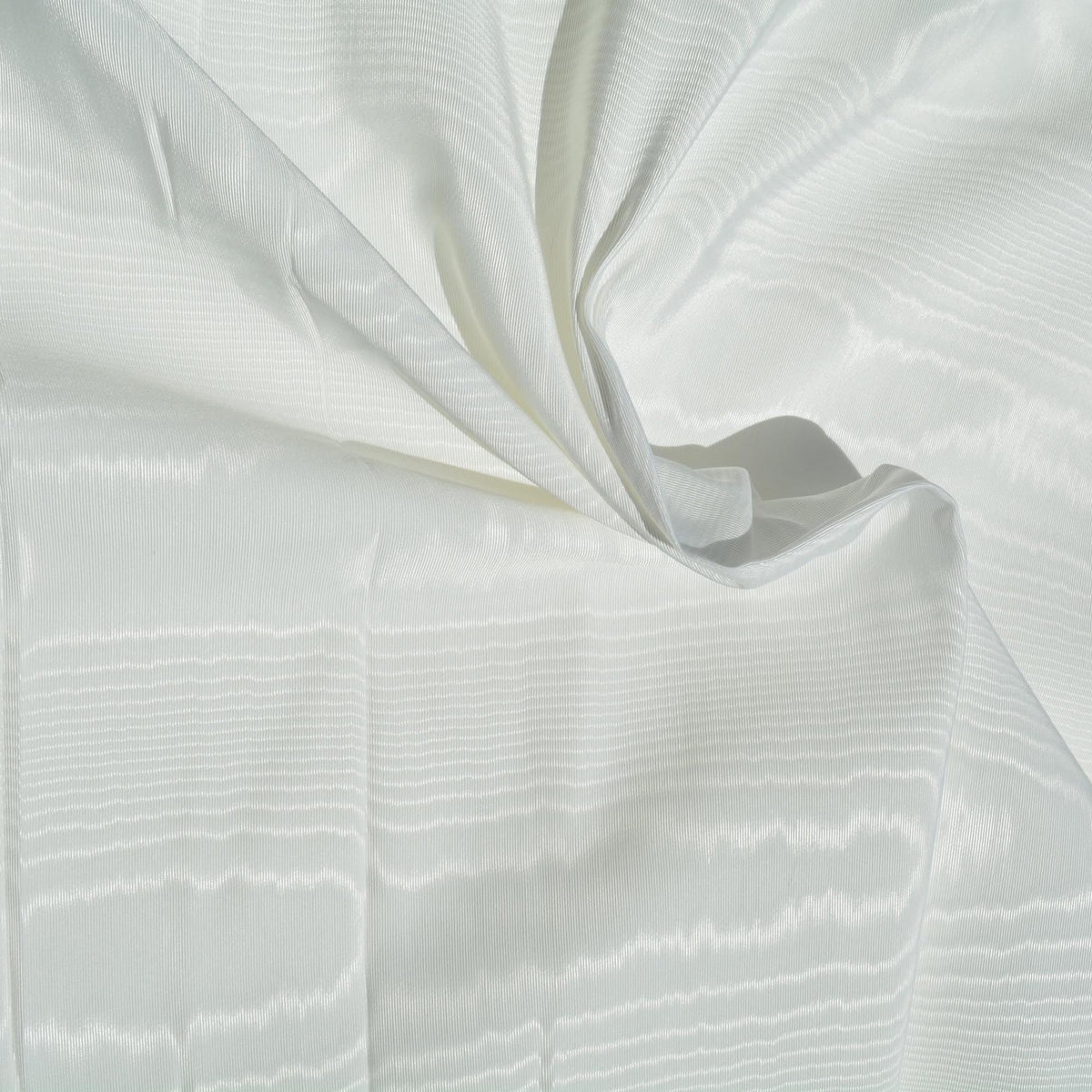 White Moiré — OEKO-TEX Recycled, 1 Yard