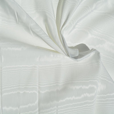 White Moiré — OEKO-TEX Recycled, 1 Yard
