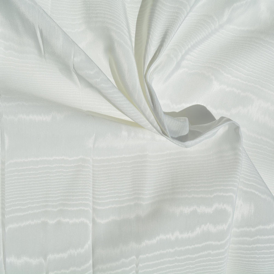 White Moiré — OEKO-TEX Recycled, 1 Yard