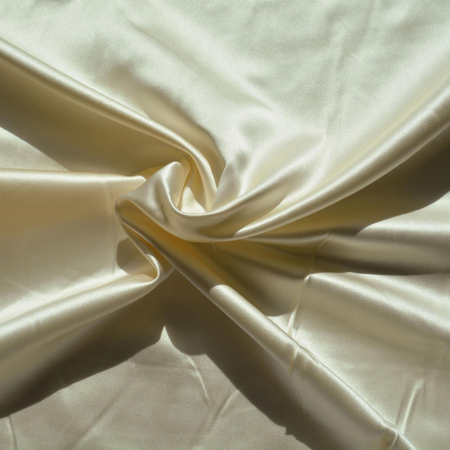 100% Silk Duchess Satin Fabric Ivory Bridal Heavyweight 55 Inch Wide | By the Yard
