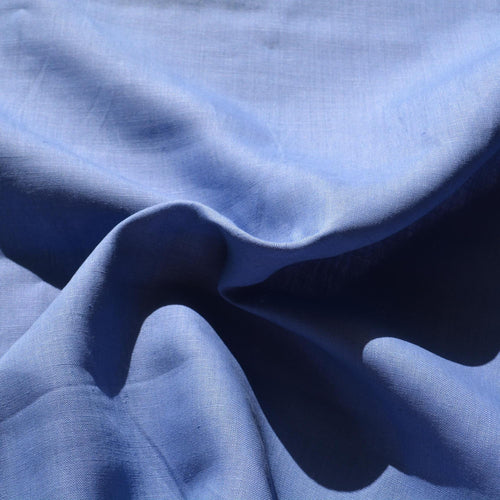 100% Linen Fabric Blue 59" Wide Dressmaking Tailoring | By the Yard