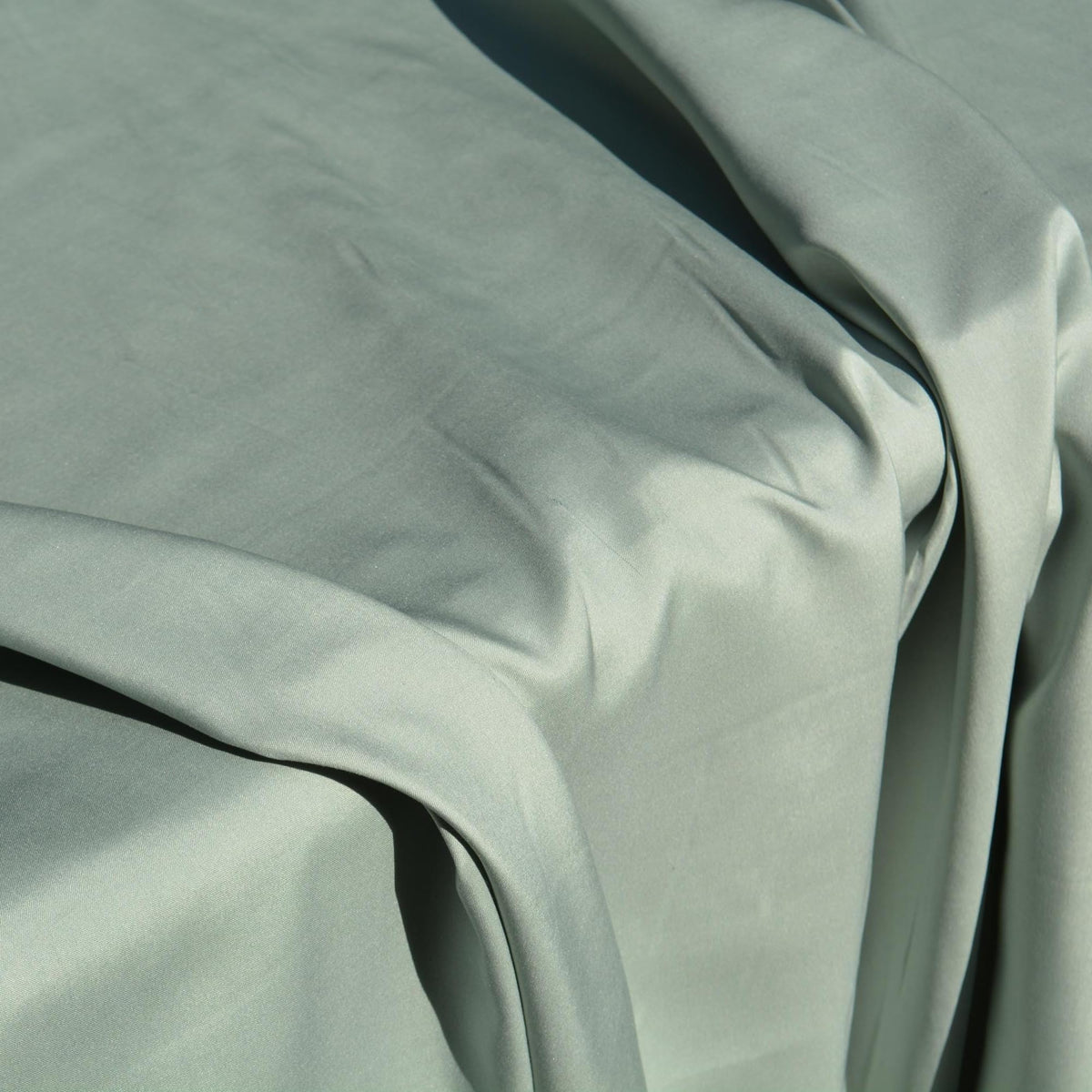 Spun Silk Broadcloth Fabric | Light turquoise 100% Silk, Lightweight 45” Width | Matte Sewing Fabric, Dressmaking & Cout