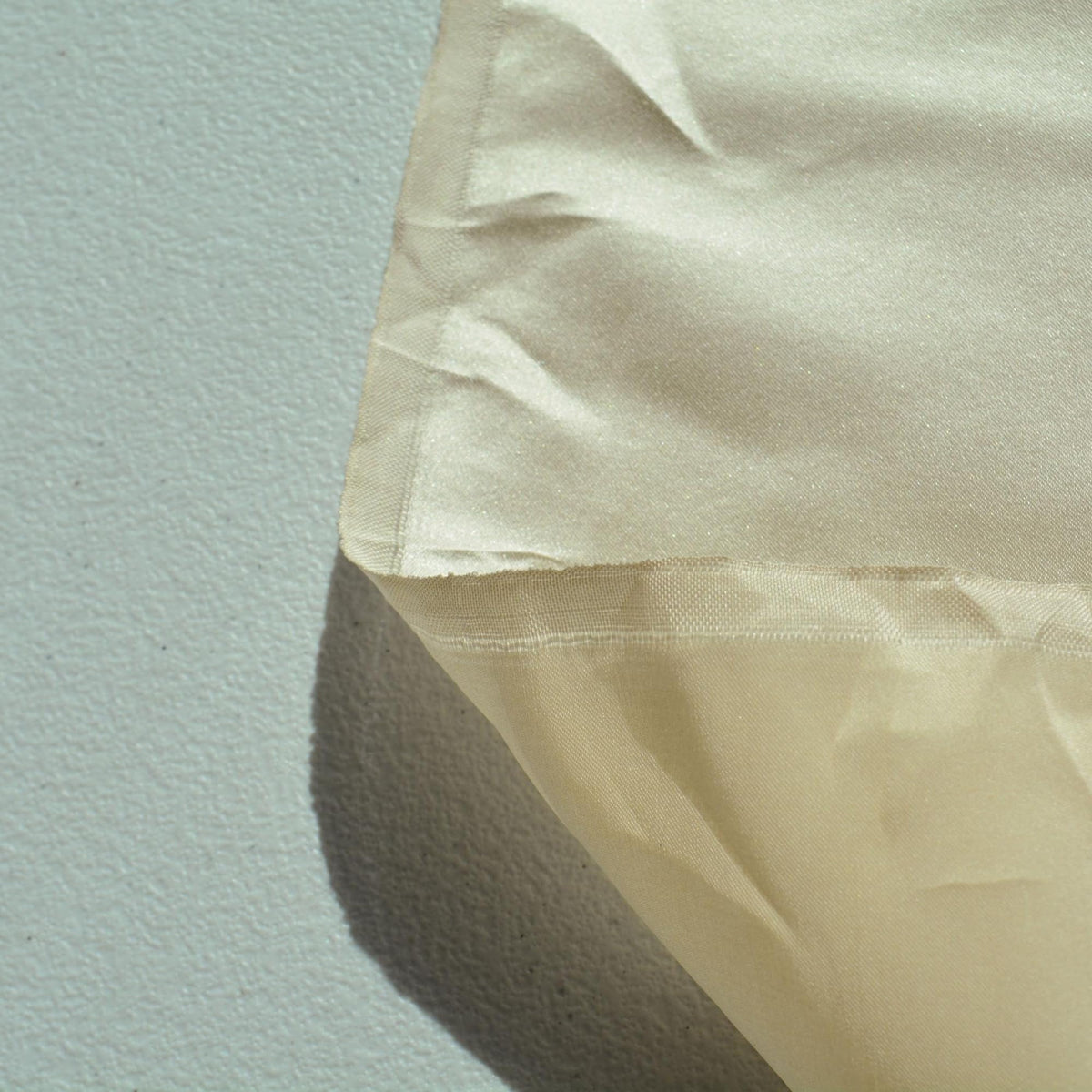 100% Silk Duchess Satin Fabric Ivory Bridal Heavyweight 45.5 Inch Usable | By the Yard