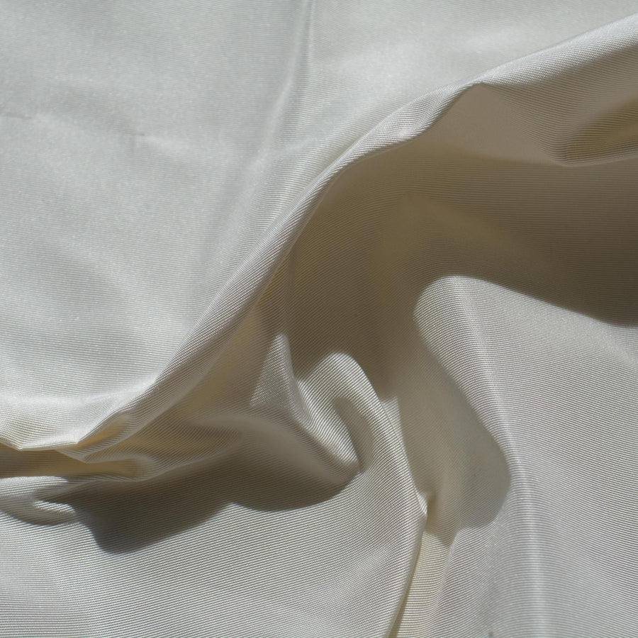Silk Faille Fabric White 55" Wide Luxury Fabric | By the Yard