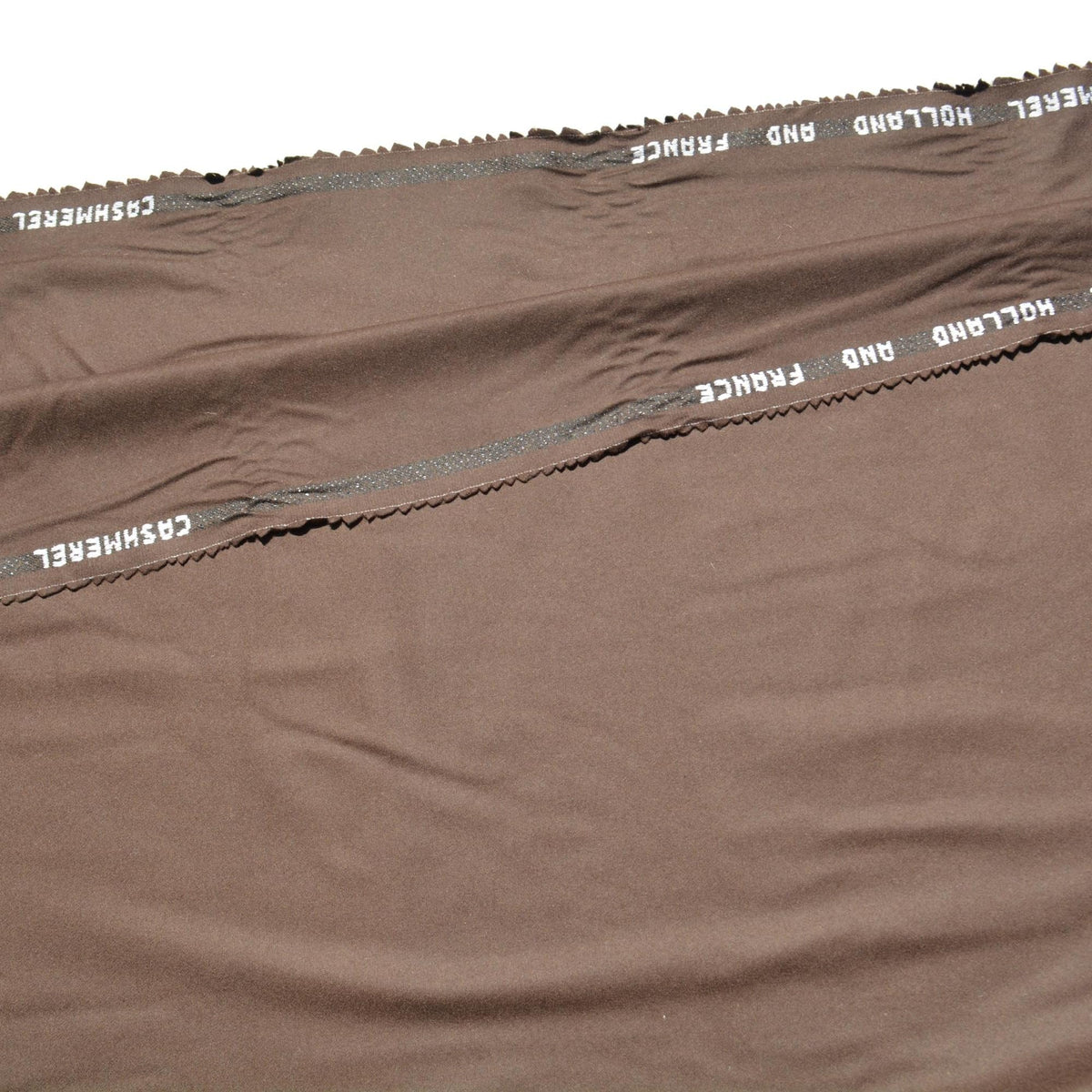 Luxury European Cashmere Coating Fabric | Brown | Made in Europe | Winter Coat Fabric | By the Yard