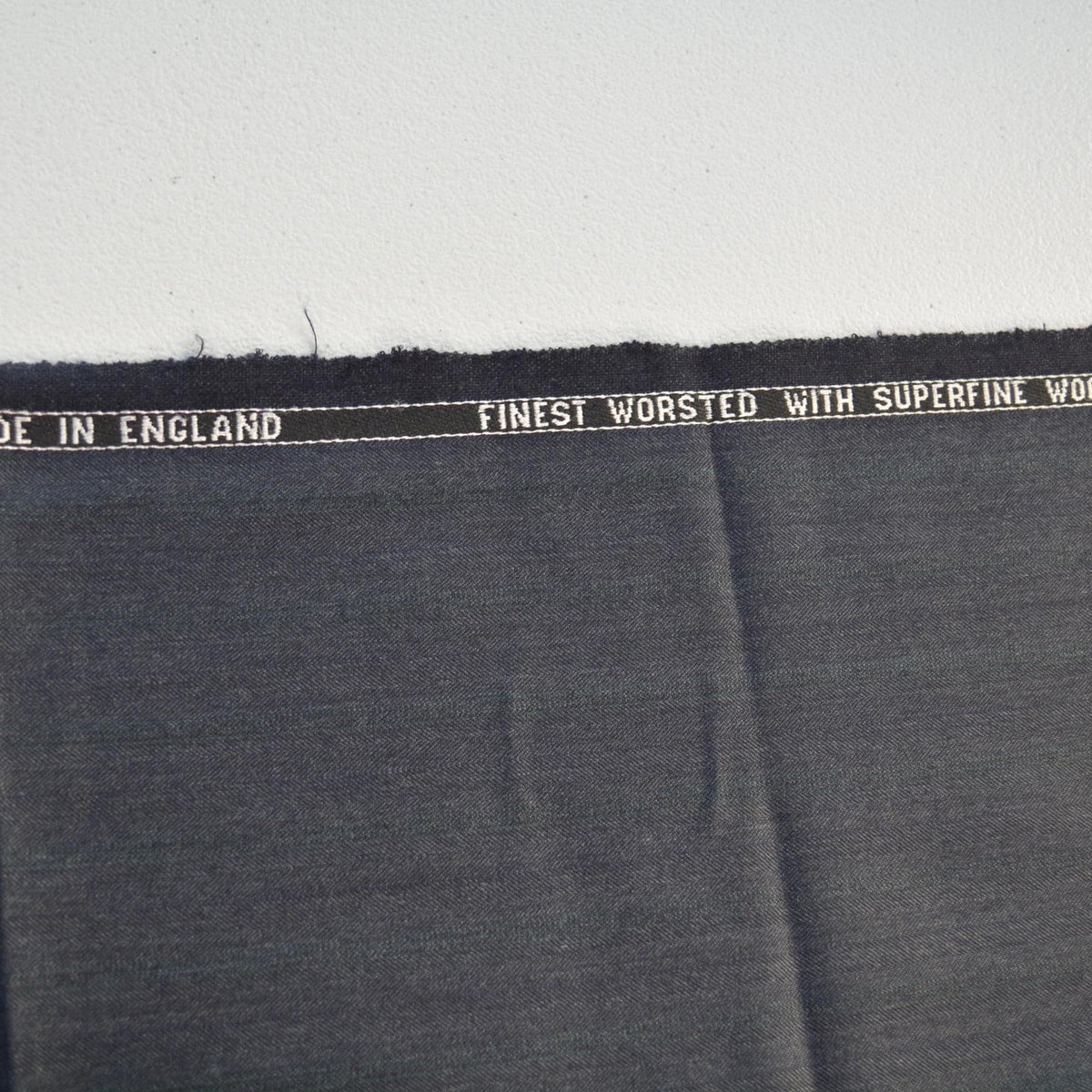 British Worsted Wool Fabric | Dark gray | Suiting Made in England |By the Yard