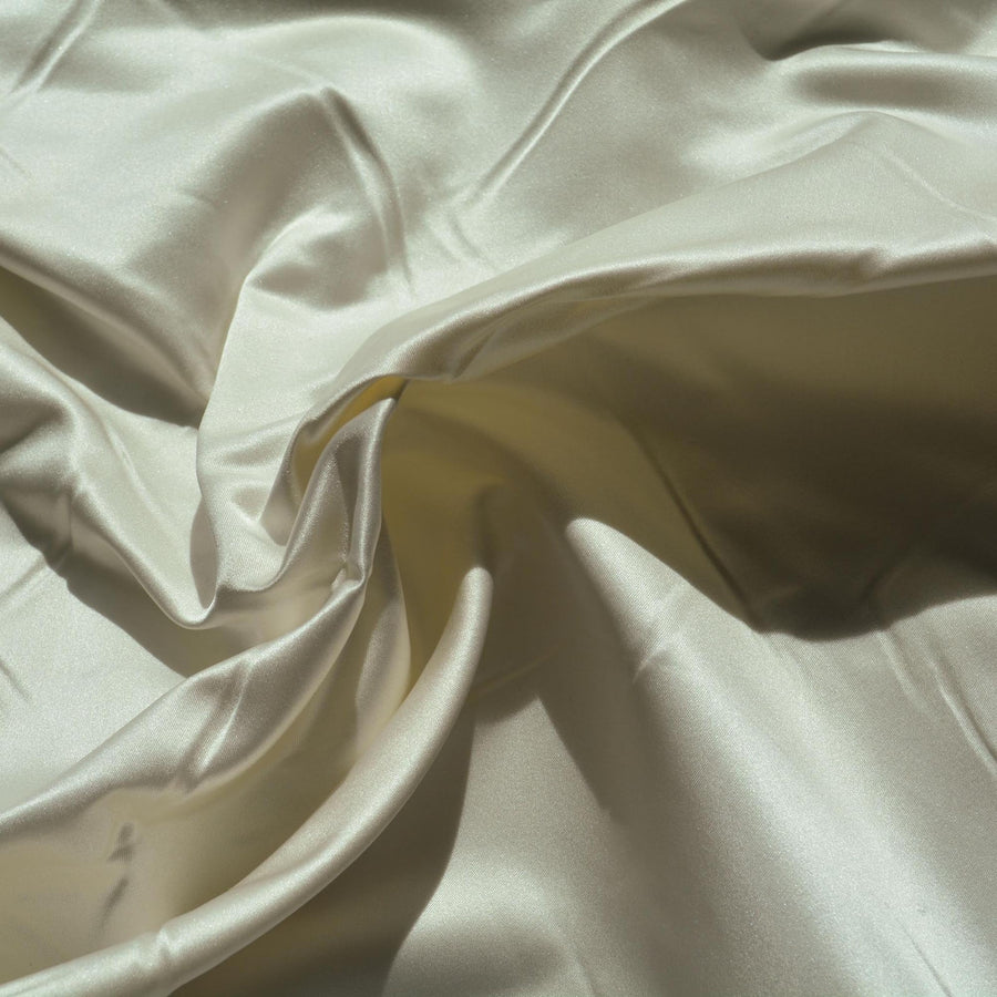 100% Silk Duchess Satin Fabric Off White Bridal Heavyweight 59.25 Inch Wide | By the Yard