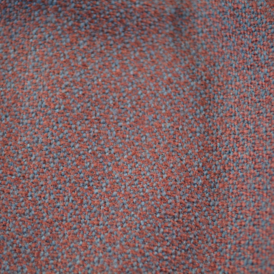 Luxury Wool Blend | Wool Cashmere Coating | Navy and brown | Designer Fabric Yardage |By the Yard