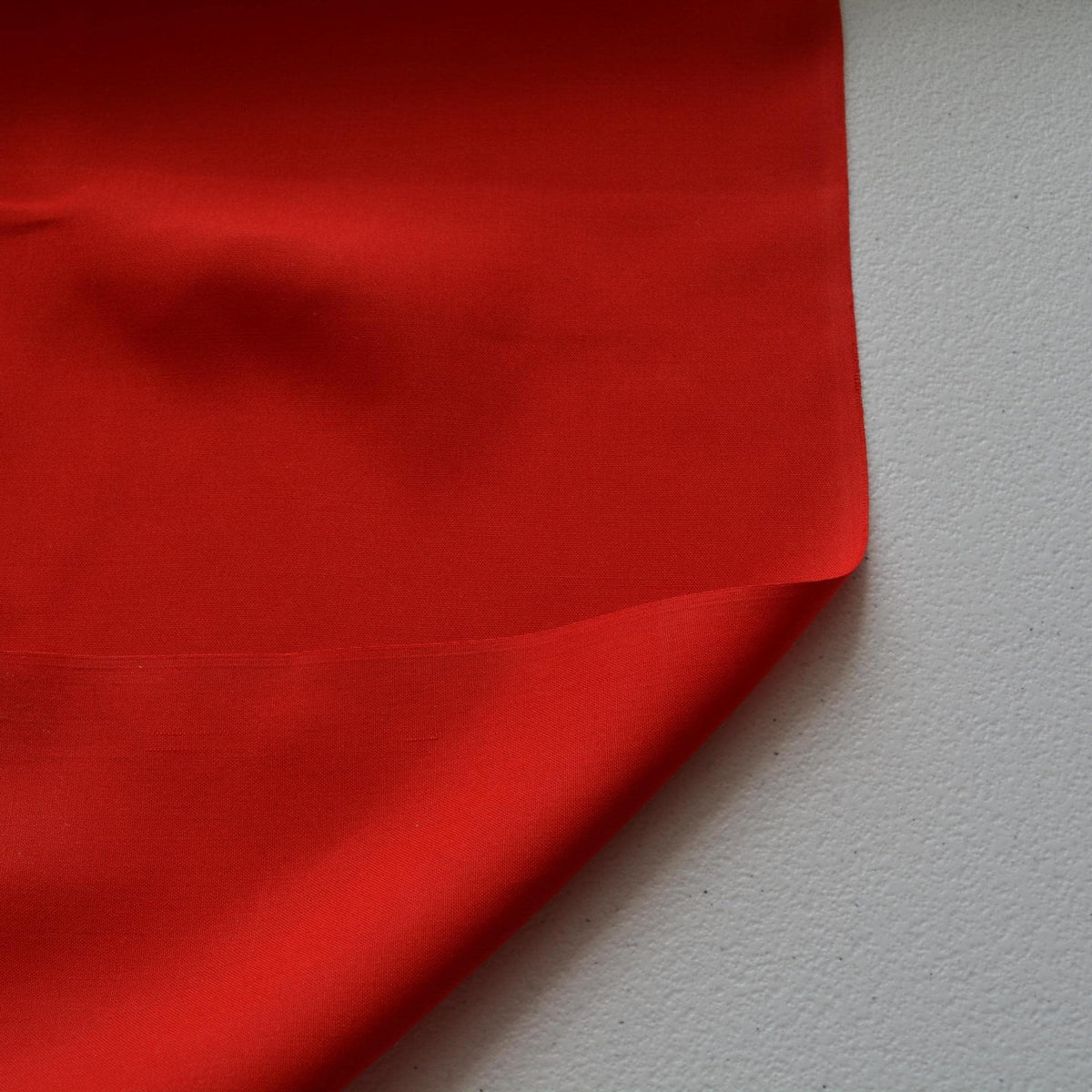 100% Silk Designer Fabric Red Silk broadcloth 44" Wide Luxury Fabric Sewing | By the Yard