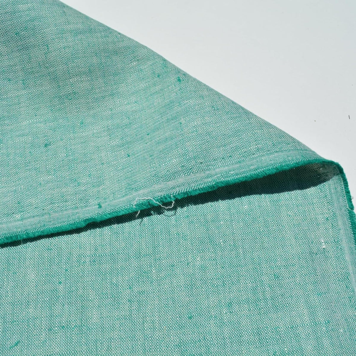 Light Green Linen Fabric | 100% Midweight Linen Solid Weave 60" Wide | Linen Yardage for Clothing, Summer Dresses, Home 