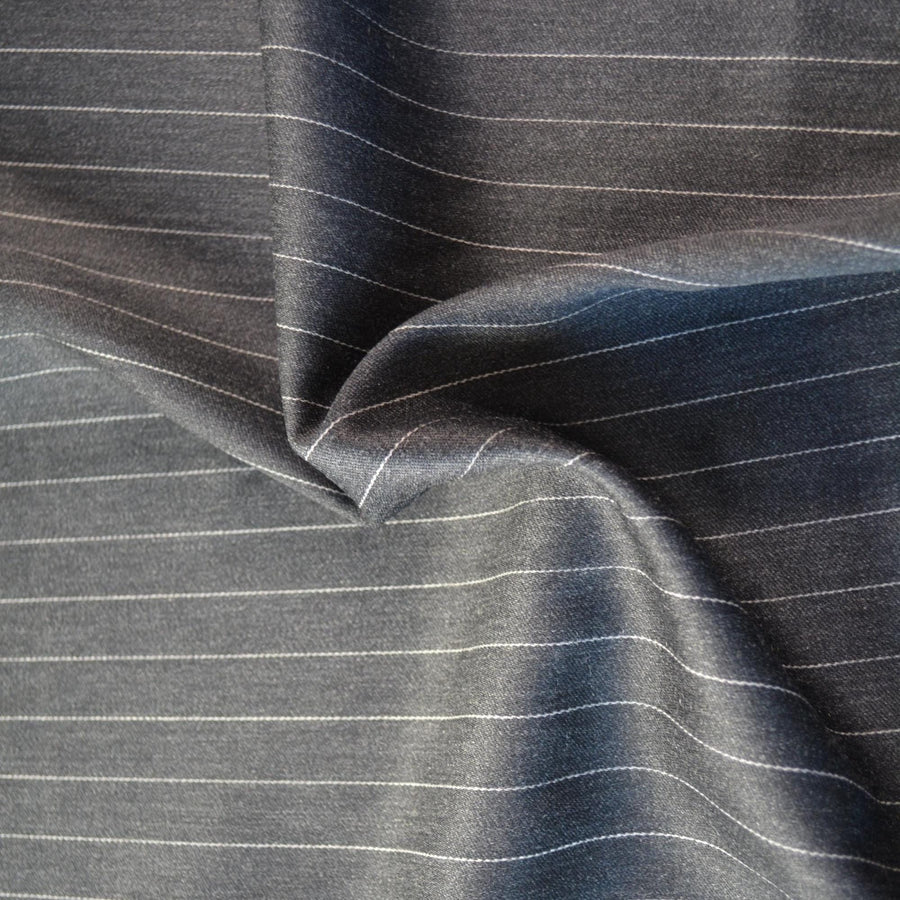 European Pure Wool | Wool Suiting | Gray |By the Yard