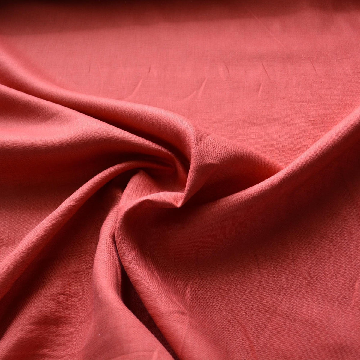 100% Linen Fabric Thick weave Clay red thick weave Midweight to heavyweight 60" Wide Dressmaking Tailoring | By the Yard