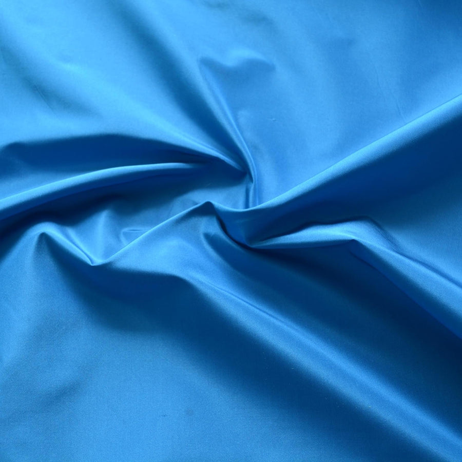 Silk Taffeta Fabric Blue 36" Wide Luxury Fabric | By the Yard
