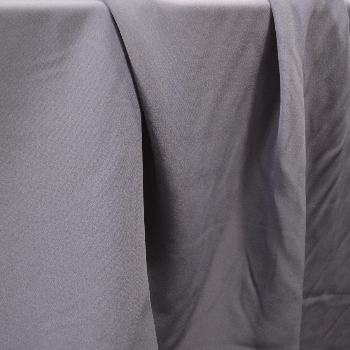 Navy Wool Poly Crepe Lightweight Fabric 50.5 Inch Usable | By the Yard