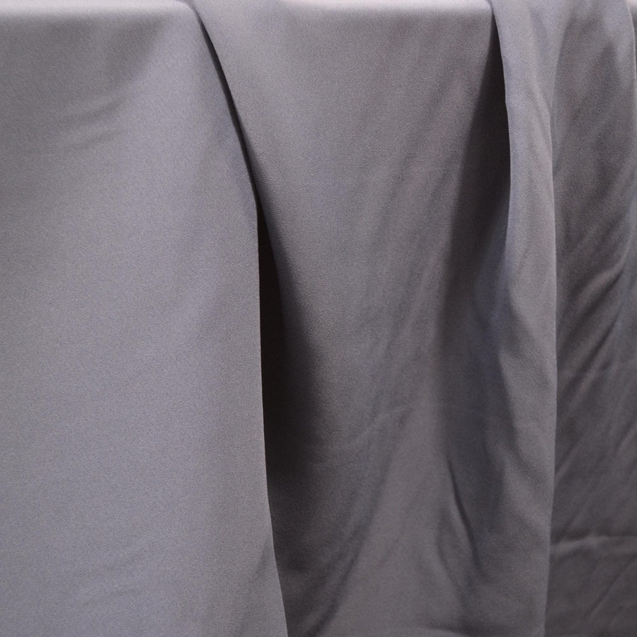 Navy Wool Poly Crepe Lightweight Fabric 50.5 Inch Usable | By the Yard