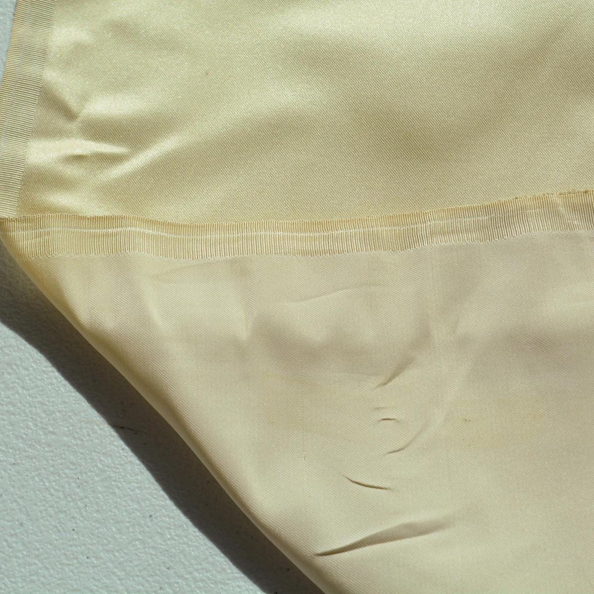 100% Silk Duchess Satin Fabric Cream Heavyweight Bridal 48.5 Inch Usable | By the Yard
