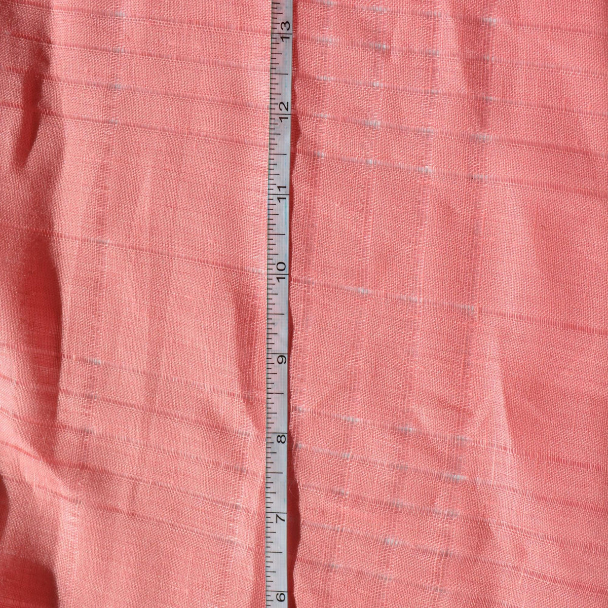 100% Linen Fabric Striped Bright pink striped 56" Wide Dressmaking Tailoring | By the Yard