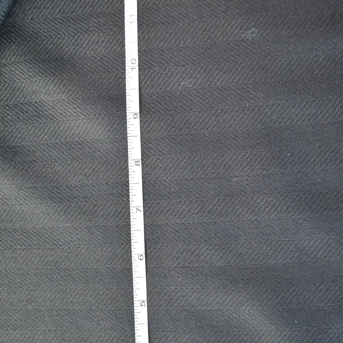 Black Wool Cashmere Herringbone Tweed Luxury Blend 57 Inch Wide | By the Yard