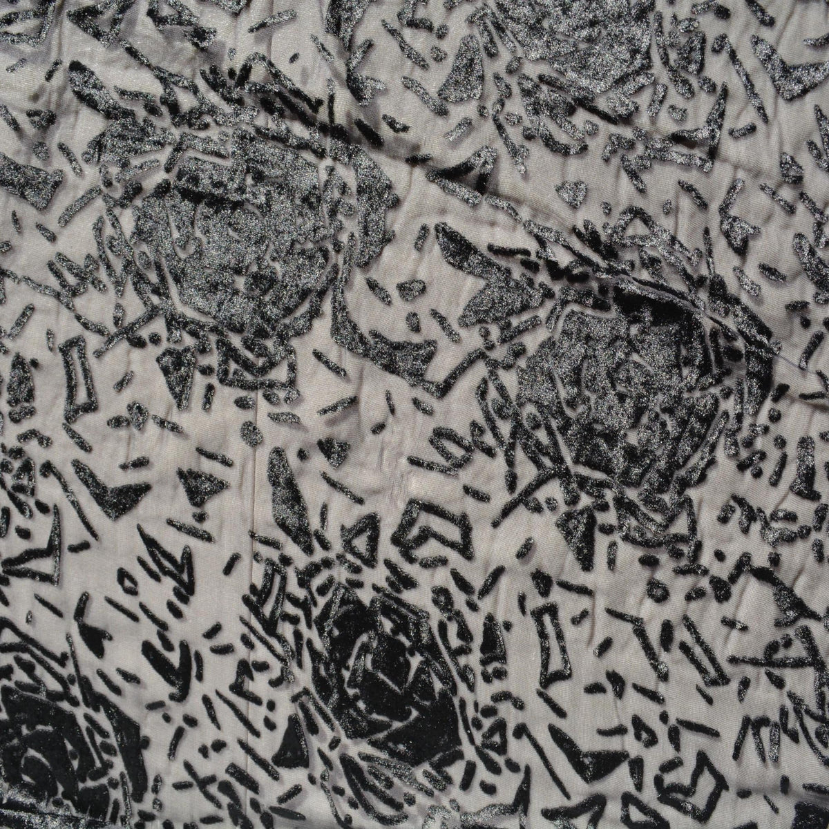 Velvet Burnout Raffaella Curiel Fabric | Designer Deadstock |By the Yard
