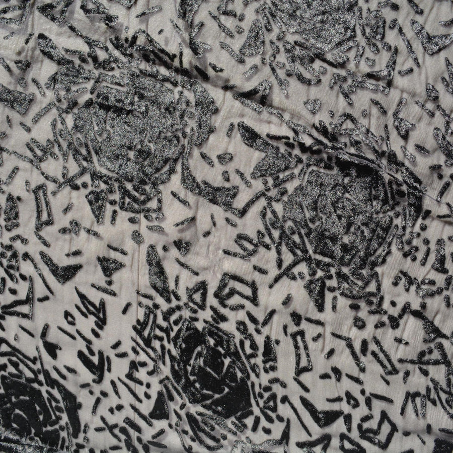 Velvet Burnout Raffaella Curiel Fabric | Designer Deadstock |By the Yard