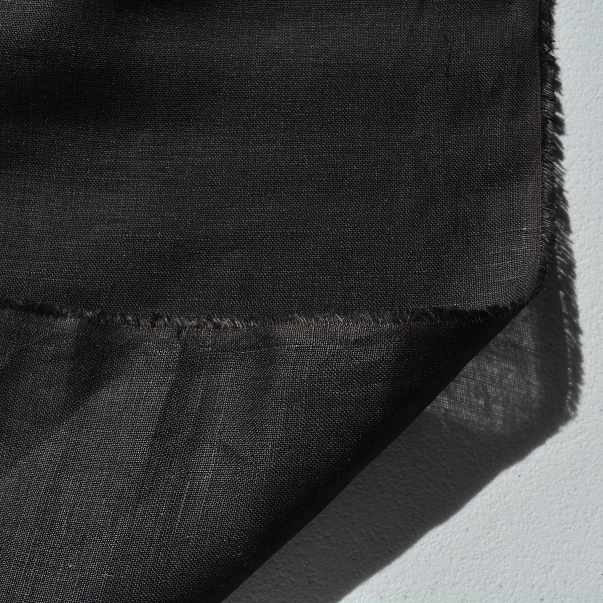 100% Linen Fabric Black 58" Wide Dressmaking Tailoring | By the Yard