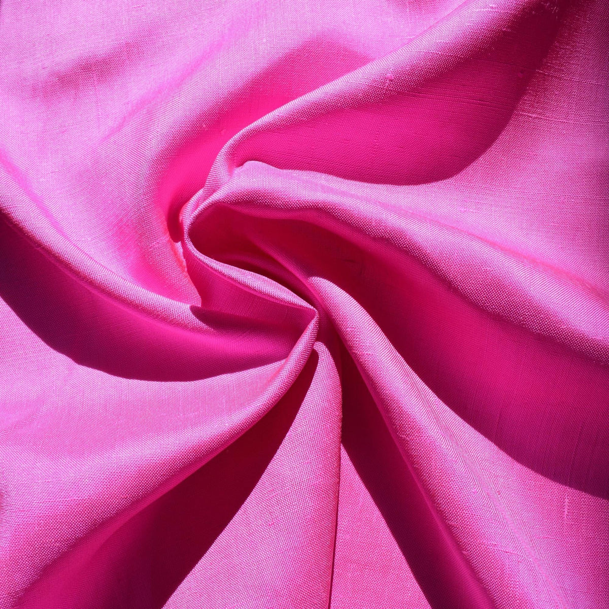 Silk Dupioni Fabric Pink 44" Wide Luxury Fabric | By the Yard