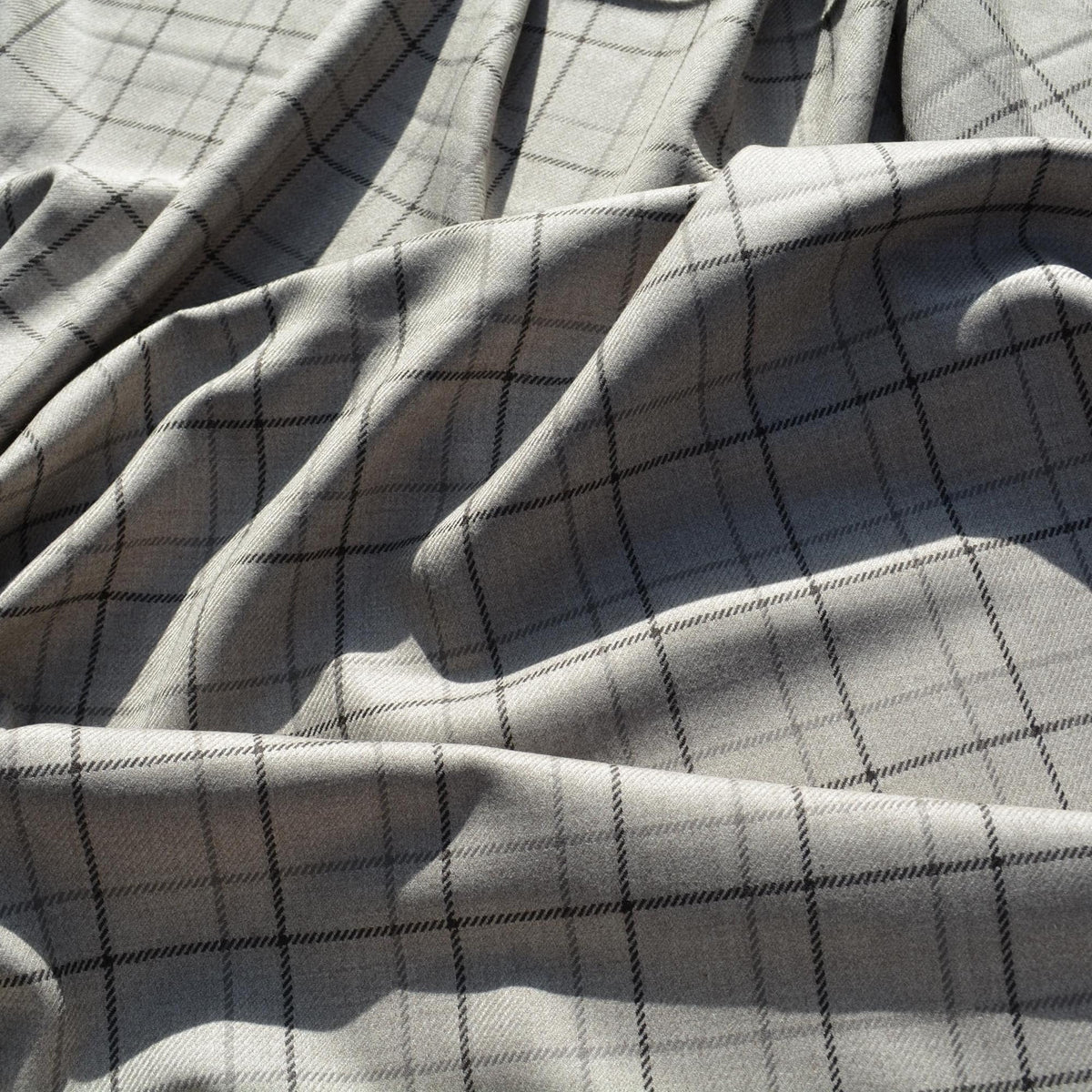Winter Lightweight Wool Tweed Fabric | 100% Designer Wool, 61.5" Wide | Luxury Suiting, Jackets, Coats, Apparel Fabric