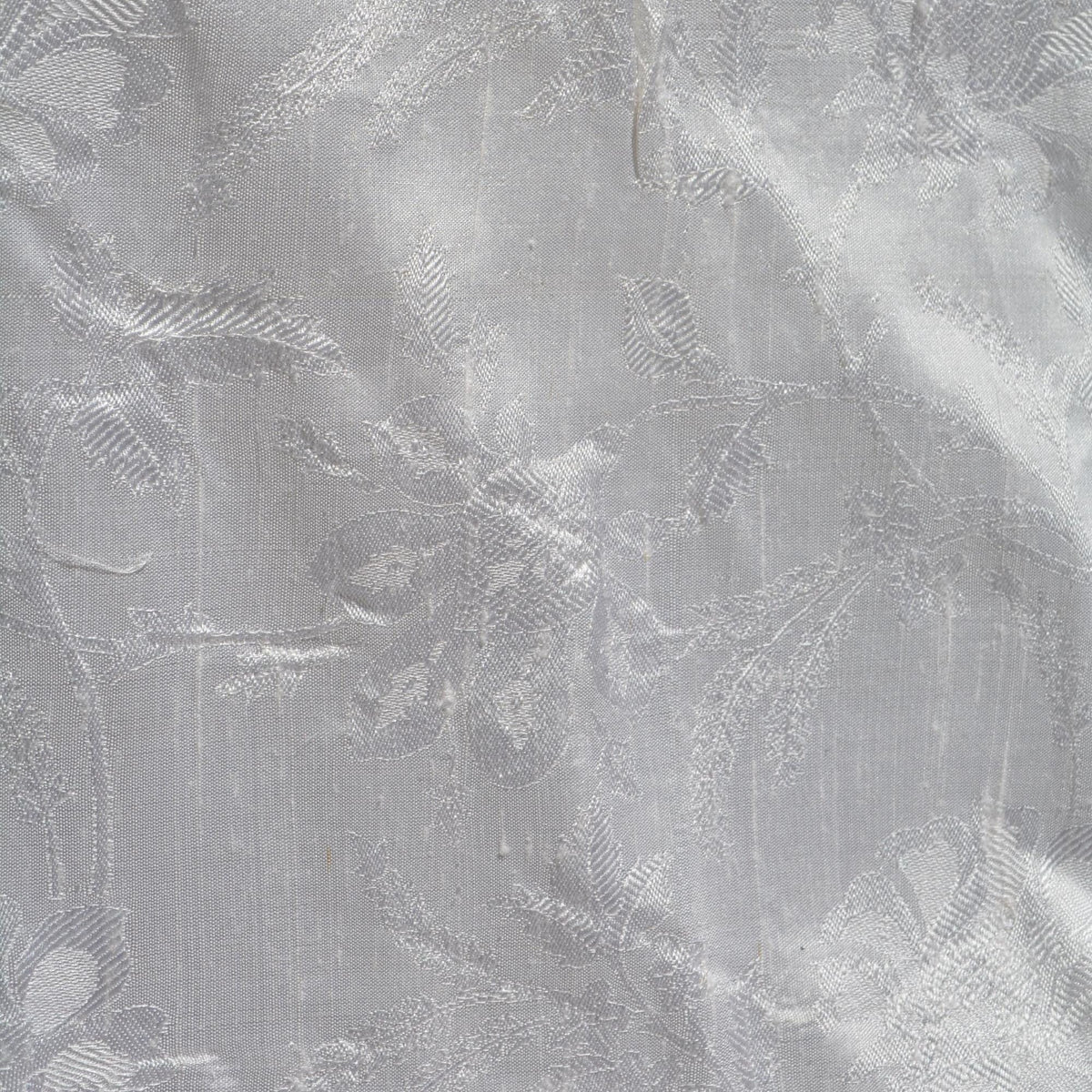 Silk Dupioni Brocade Fabric | 100% Silk Floral | Upholstery Fabric & Home Decor Textile | Curtain, Drapery, Pillow | By 