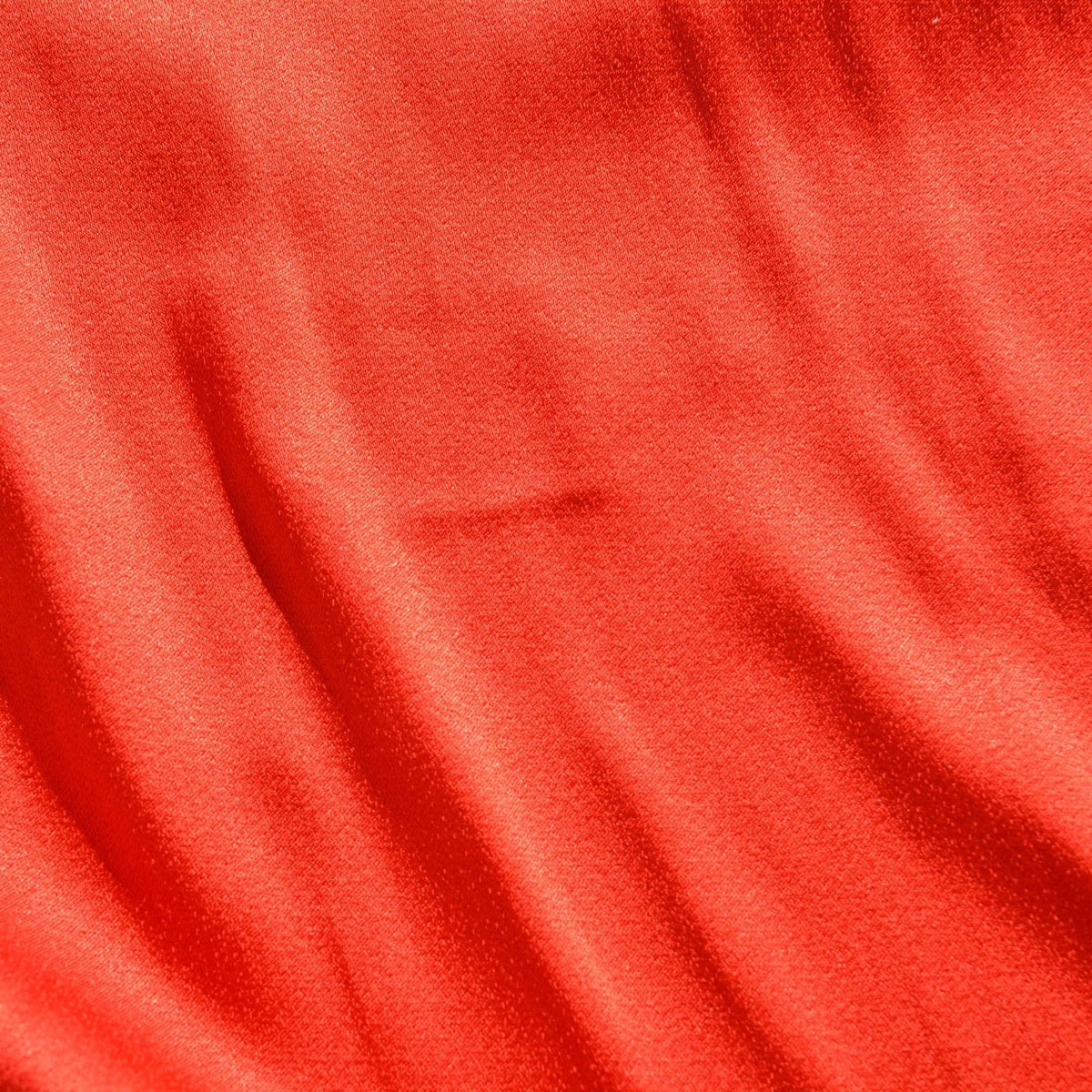 100% Silk Satin Fabric | Red | Luxury Silk Yardage |By the Yard
