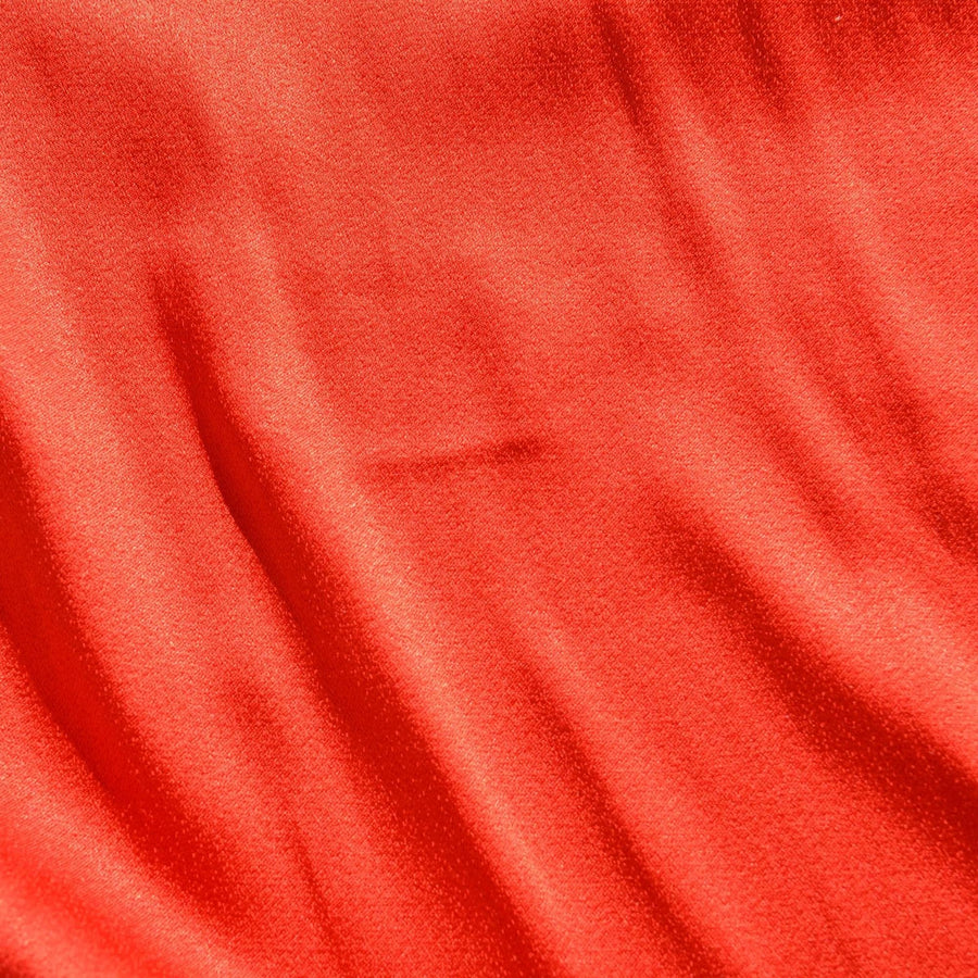 100% Silk Satin Fabric | Red | Luxury Silk Yardage |By the Yard