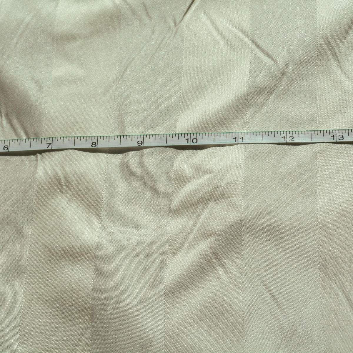 Silk Jacquard Fabric | 100% Silk Duchess Satin Tonal Striped Upholstery & Dressmaking Fabric | By the Yard