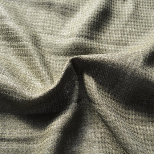 100% Linen Fabric Checkered Forest green checkered 60" Wide Dressmaking Tailoring | By the Yard