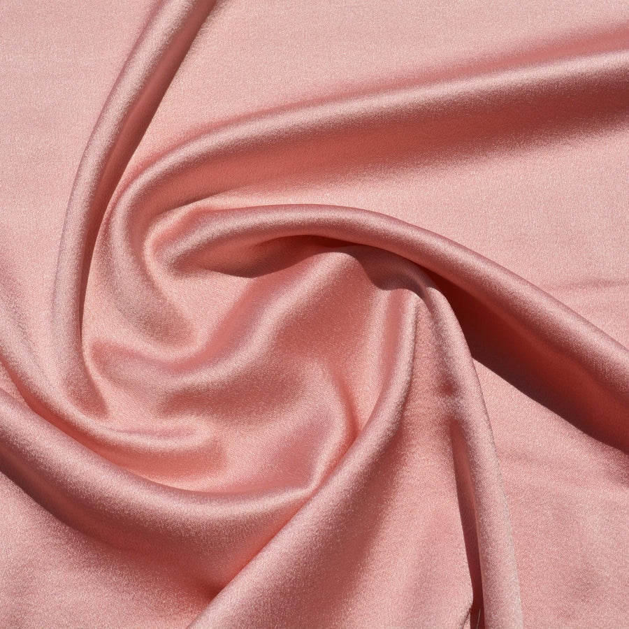 Crepe Back Satin Fabric | Pink Designer Deadstock | Dresses, Blouses, Special Occasion | By the Yard