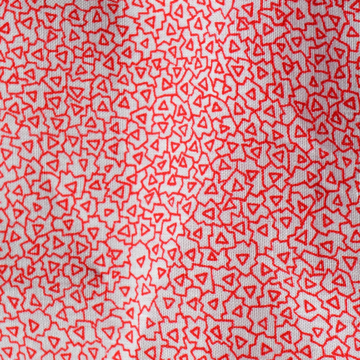 Cotton Floral Fabric | Red and white | Designer Yardage |By the Yard