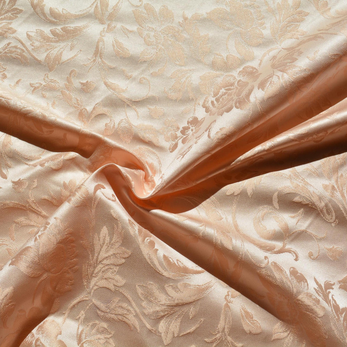 100% Silk Jacquard Fabric | Silk Double-sided Light pink | Luxury Bridal & Dressmaking Designer Fabric |By the Yard