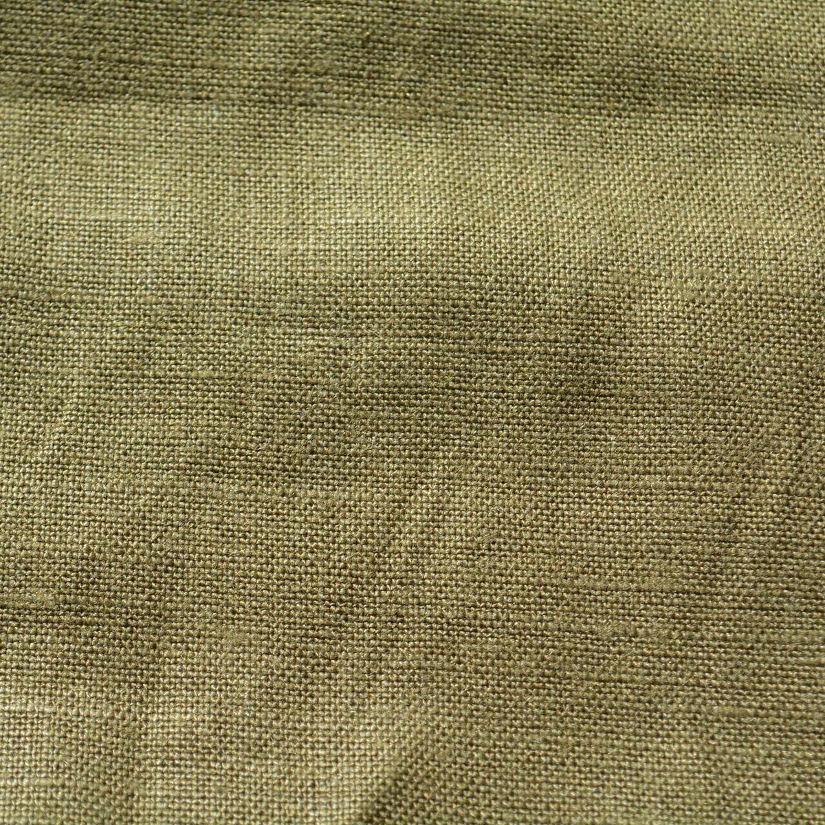100% Linen Fabric Thick weave Army green thick weave Midweight to heavyweight 55" Wide Dressmaking Tailoring | By the Ya