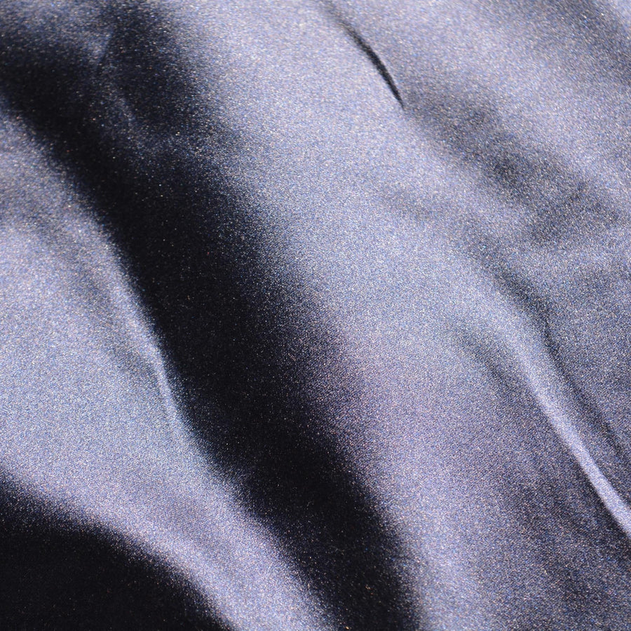 Silk Satin Fabric Navy blue 51" Wide Luxury Fabric | By the Yard