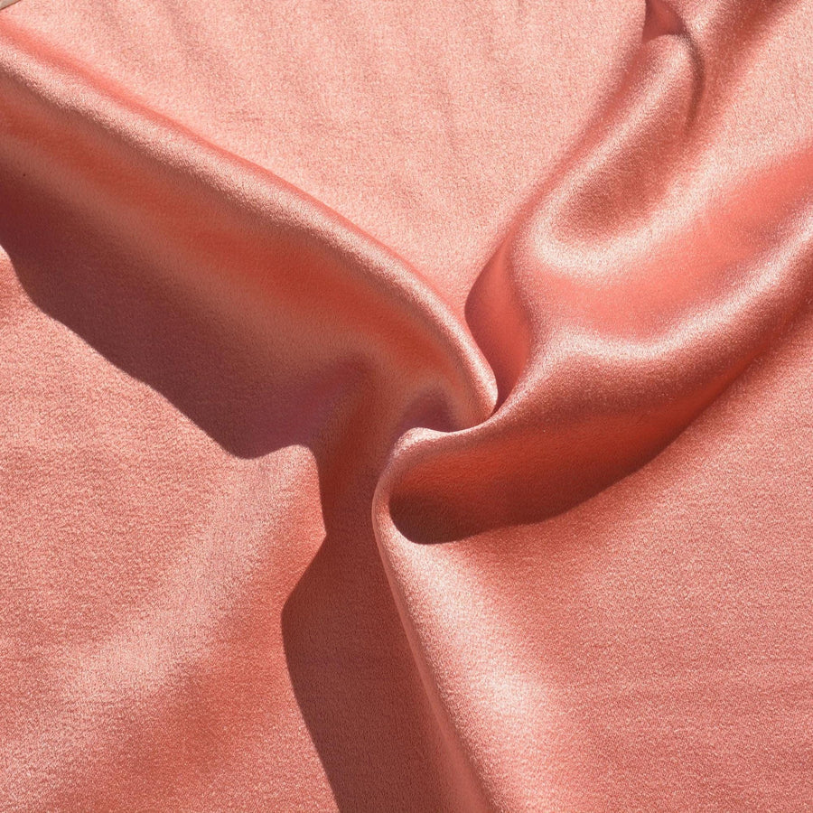 100% Silk Satin Fabric | Pink | Luxury Silk Yardage |By the Yard