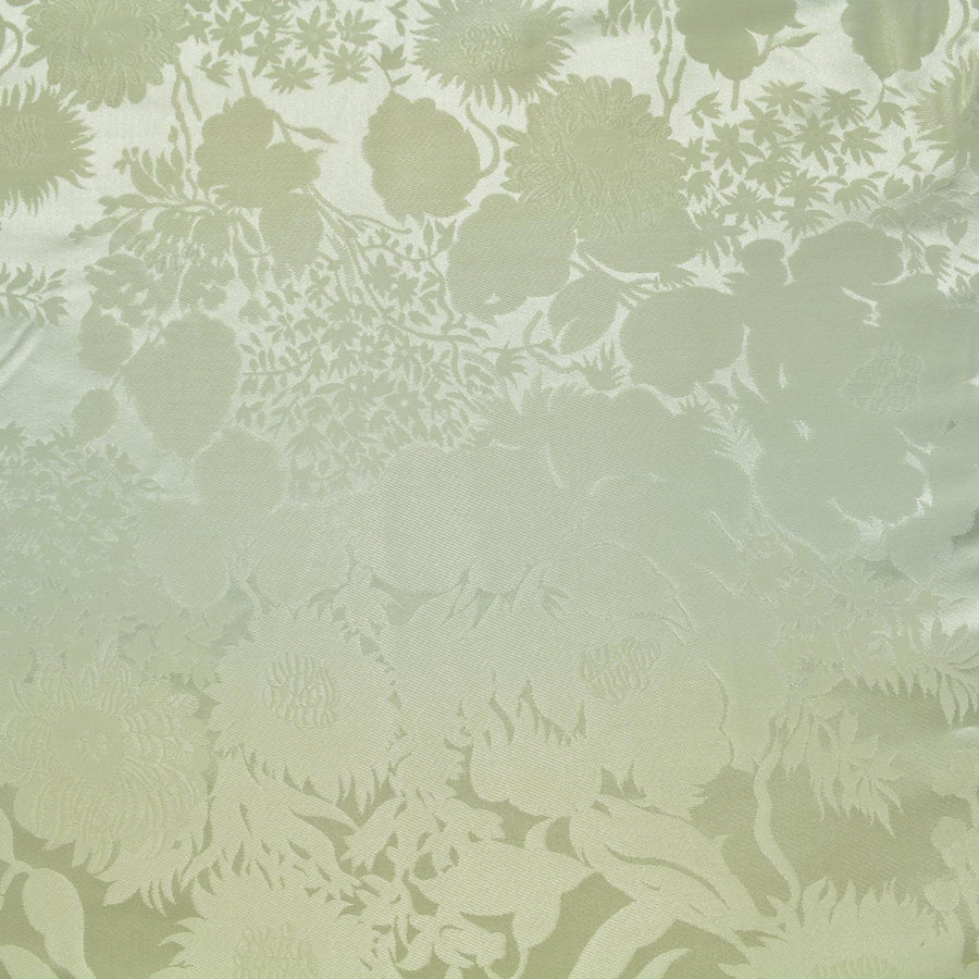 Silk Jacquard Fabric | 100% Silk Floral Pattern, 47.5” | Luxury Bridal & Dressmaking Fabric | By the Yard