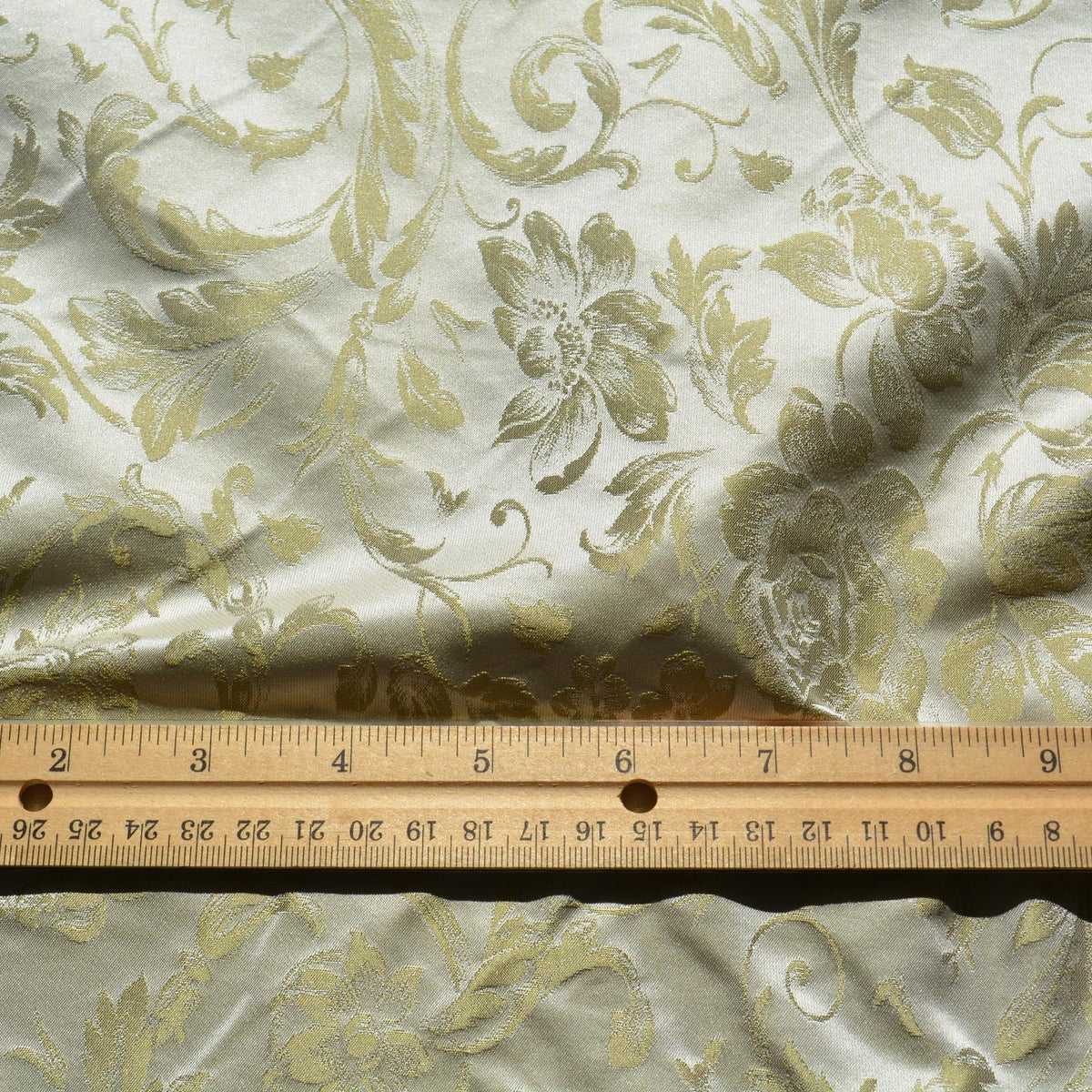100% Silk Jacquard Fabric | Silk Double-Sided | Designer Fabric Yardage |By the Yard