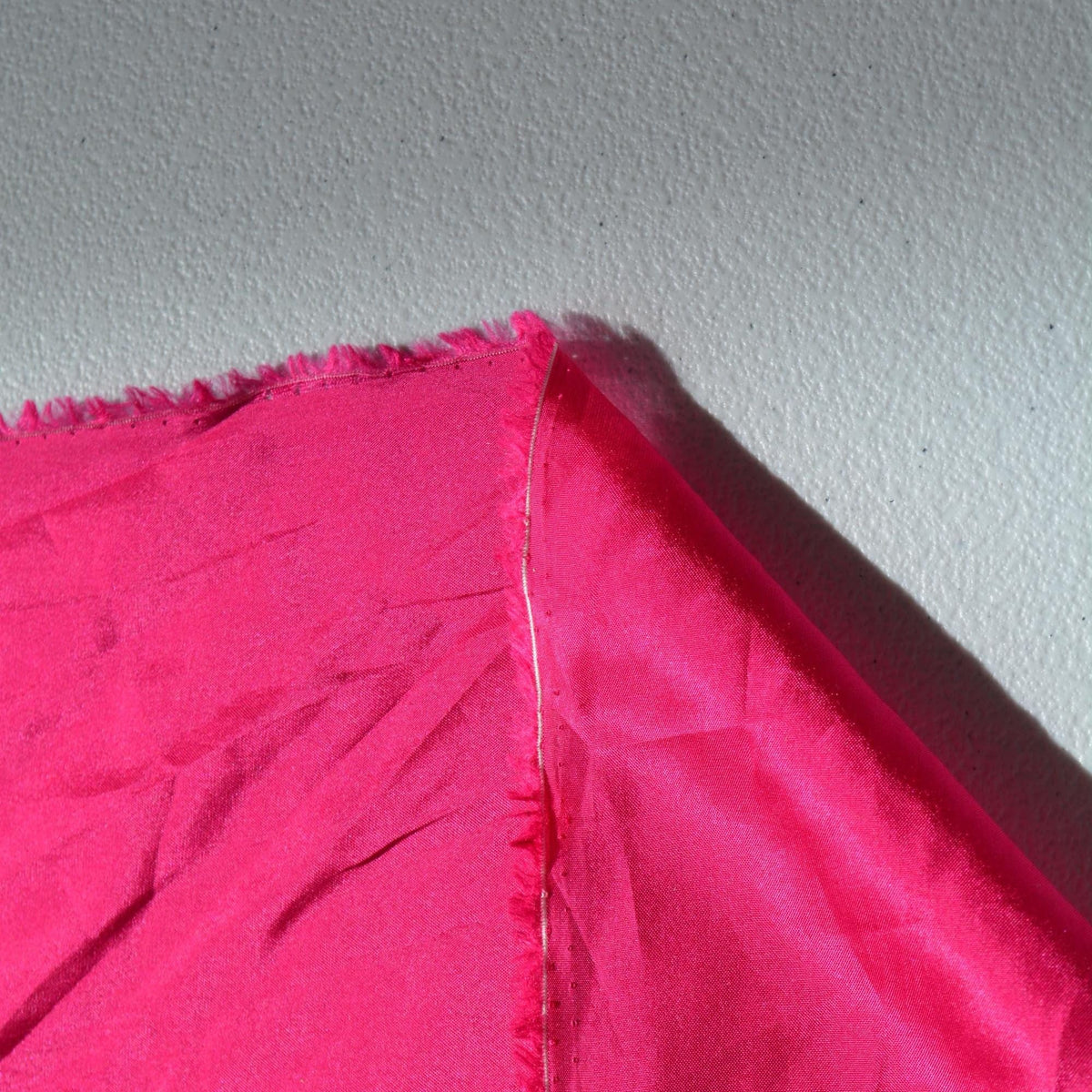 Silk Habotai Fabric Bright pink 45" Wide Luxury Fabric | By the Yard