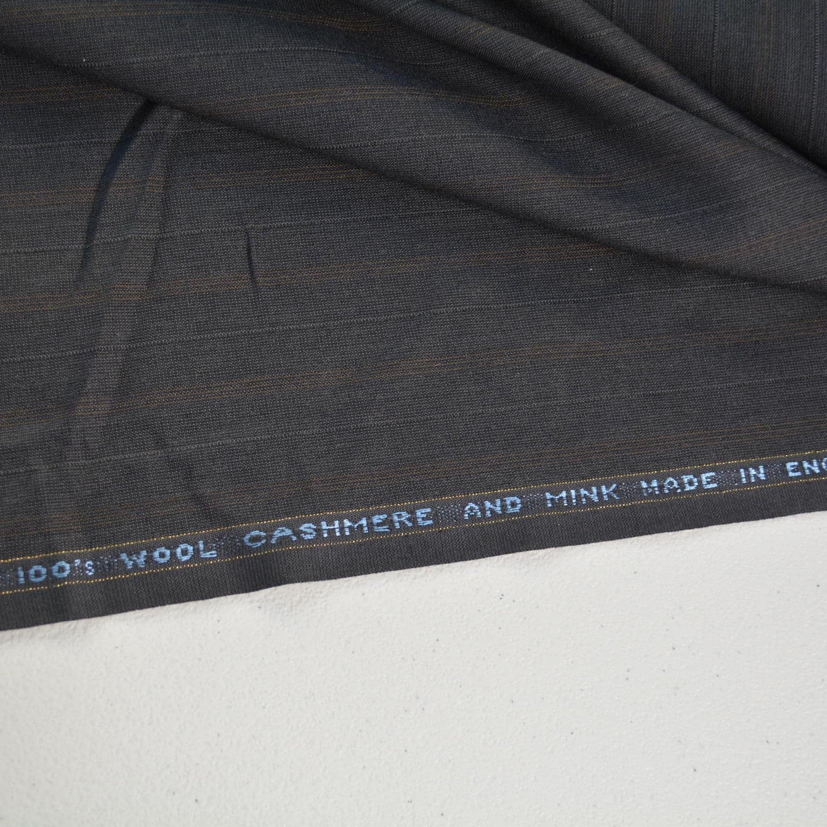 Luxury Wool Blend | Luxury Coating/Suiting | Navy | Made in England |By the Yard