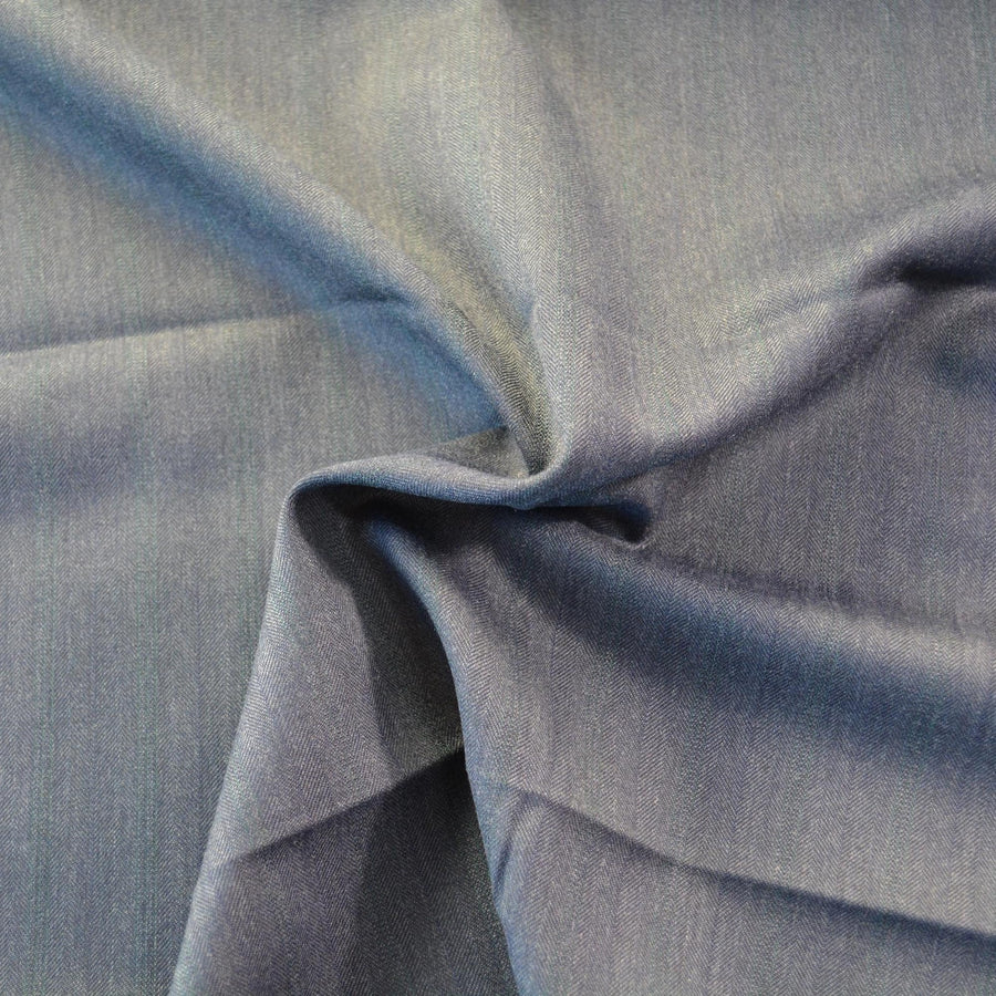 British Worsted Wool Fabric | Dark gray | Suiting Made in England |By the Yard