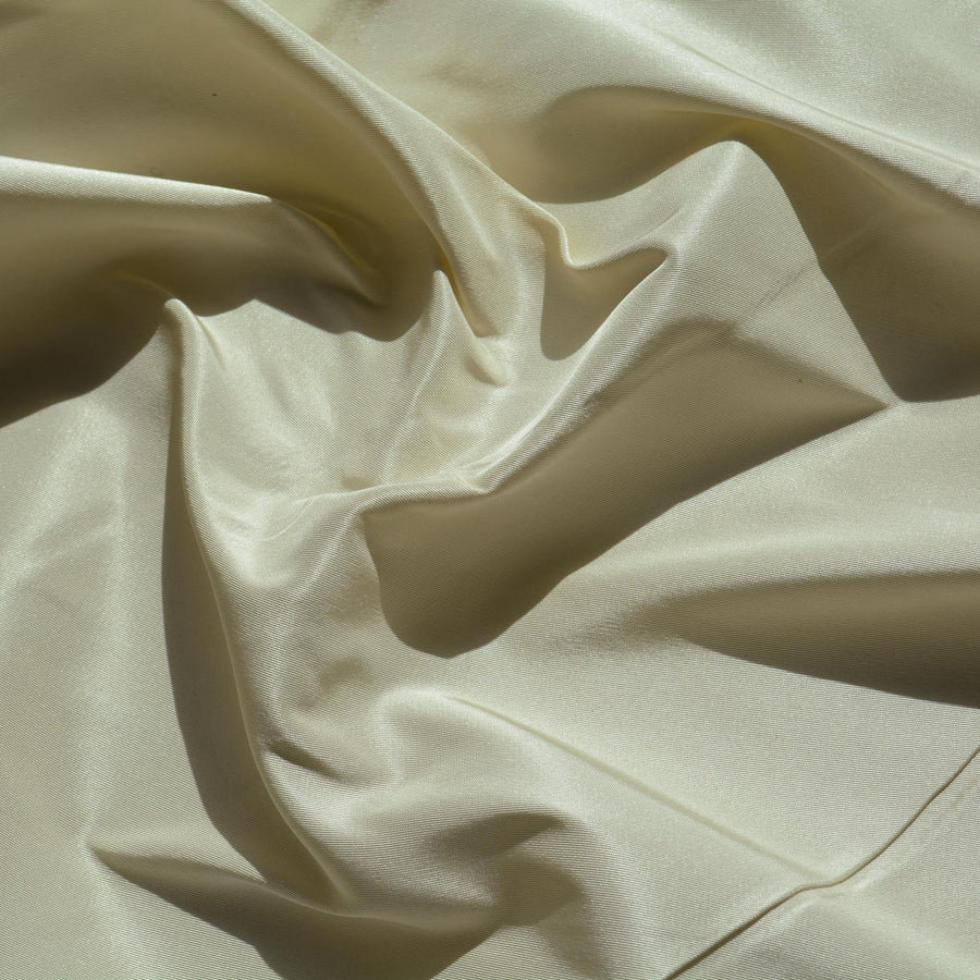 Silk Taffeta Fabric Ivory Midweight Crisp 50.5 Inch Wide | By the Yard